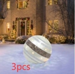 Large Inflatable Christmas Balls Outdoor