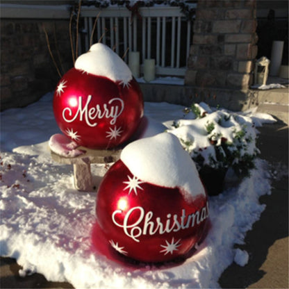 Large Inflatable Christmas Balls Outdoor