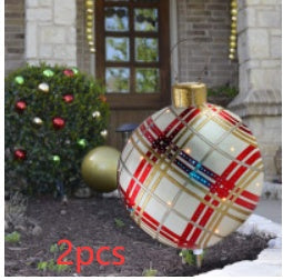 Large Inflatable Christmas Balls Outdoor