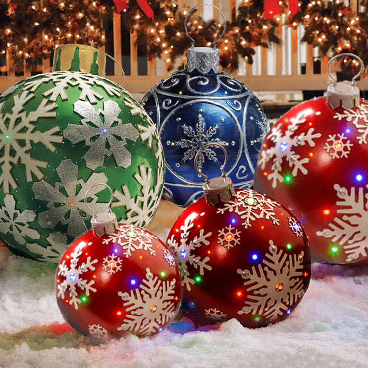 Large Inflatable Christmas Balls Outdoor